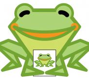 Courtyard Kaeru with picture of kaeru