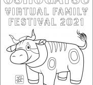 2021 Oshogatsu Virtual Family Festival coloring page