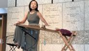 Joyce Kwon playing the gayageum at the 2019 Natsumatsuri Family Festival