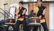 Kishin Daiko performing at the 2019 Natsumatsuri Family Festival