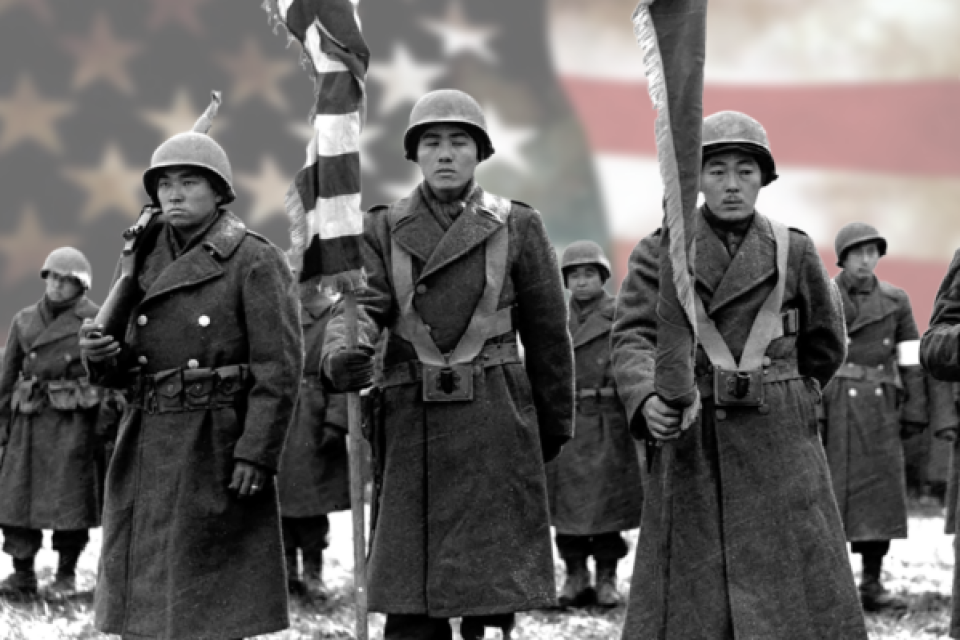 defining courage soldiers flag